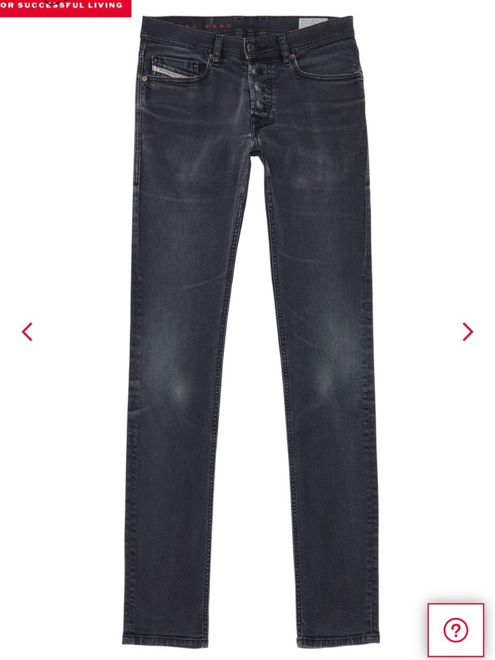 Diesel Tepphar Slim-Carrot jeans W30 L34 Skinny Indie Rock